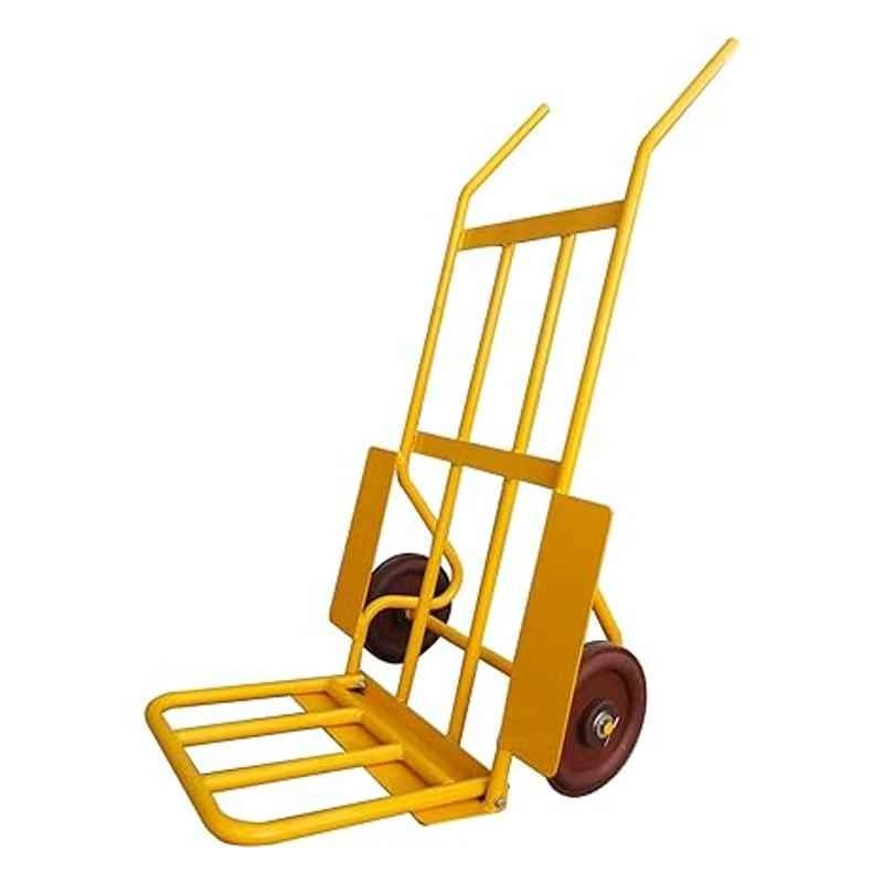 Akura 150kg Mild Steel Two Wheel Box Handling Hand Trolley, 5YELBXT001