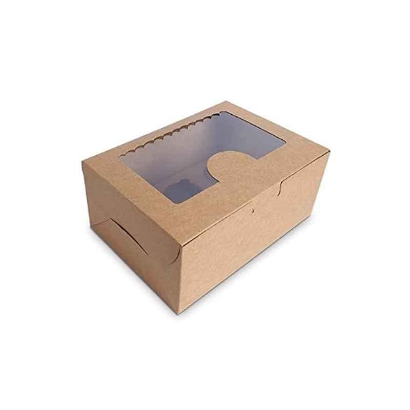 UDBHAV IDDIEN INC 9.25x6.5x4 inch 400 GSM Brown Kraft Paper Box, UI-104-25 (Pack of 25)
