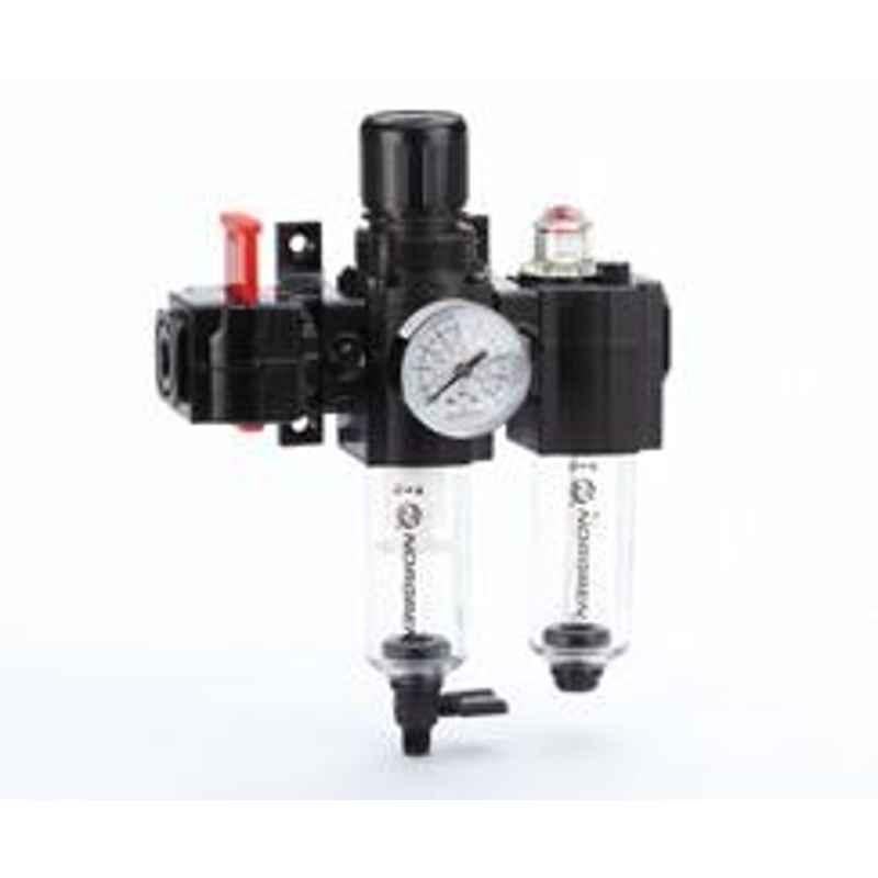 Norgren G 1/4 Excelon Modular System Micro Fog FRL Combination Unit with Shut-off Valve, BL72-221G