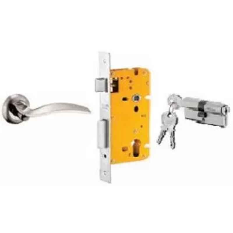Dorset ML Series Celio 60mm Stainless Steel Door Handle Lock Set with Both Side Key Cylinder, ML CEL OR