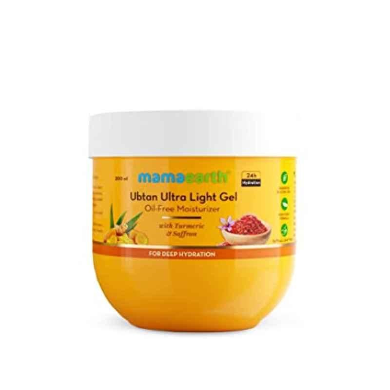 Mamaearth 200ml Ubtan Ultra Light Gel Oil-Free Moisturizer, MAE2062