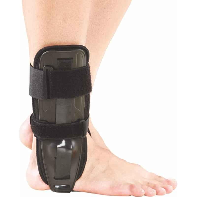 Fidelis Healthcare Elastic Black Ankle Brace, FA007-4004, Size: XL