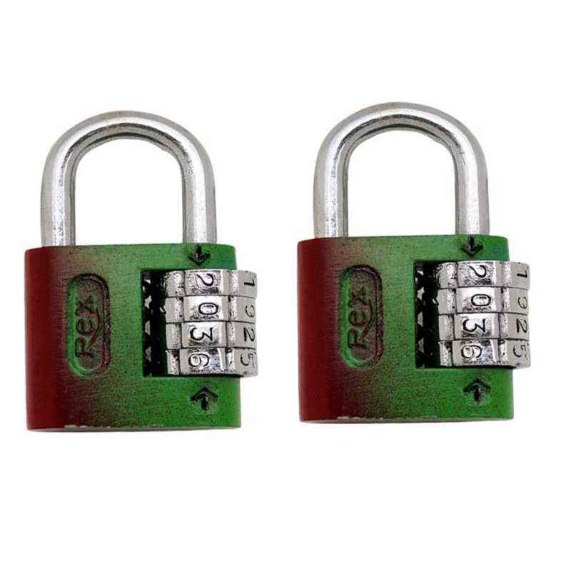 Smart Shophar 4 Digit Zinc xxlarge Num Lock Padlock, 54026-PL4D-Z00-P2 (Pack of 2)