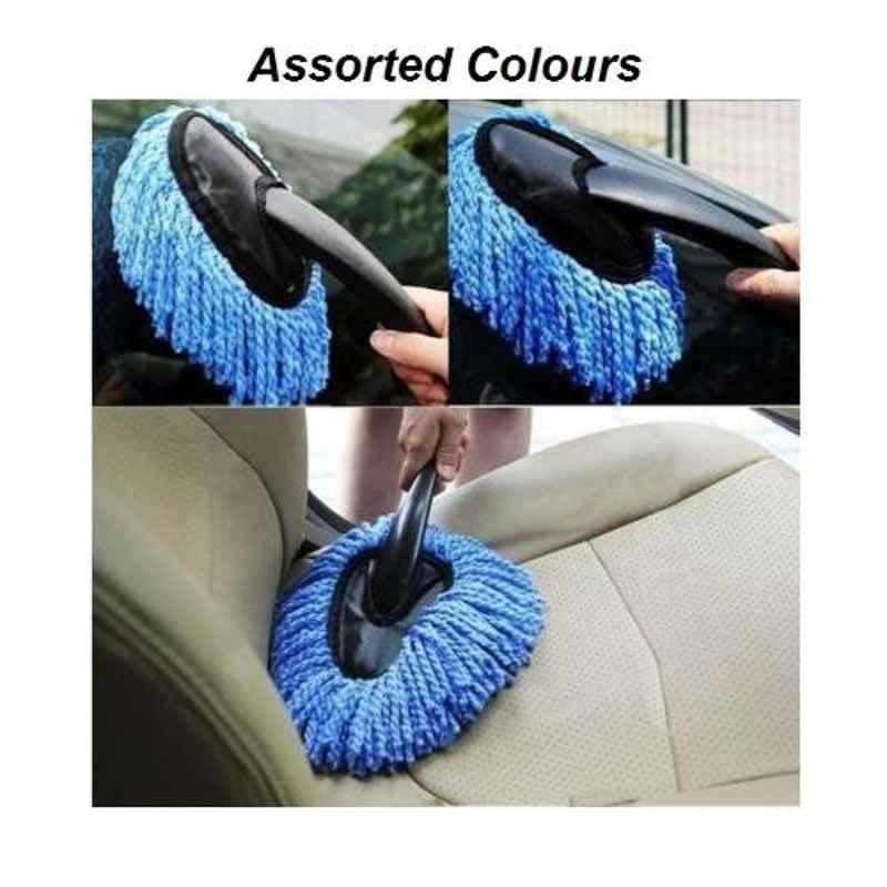 Delhi Deals 30cm Microfiber Multipurpose Wet & Dry Duster for Cars & Bike