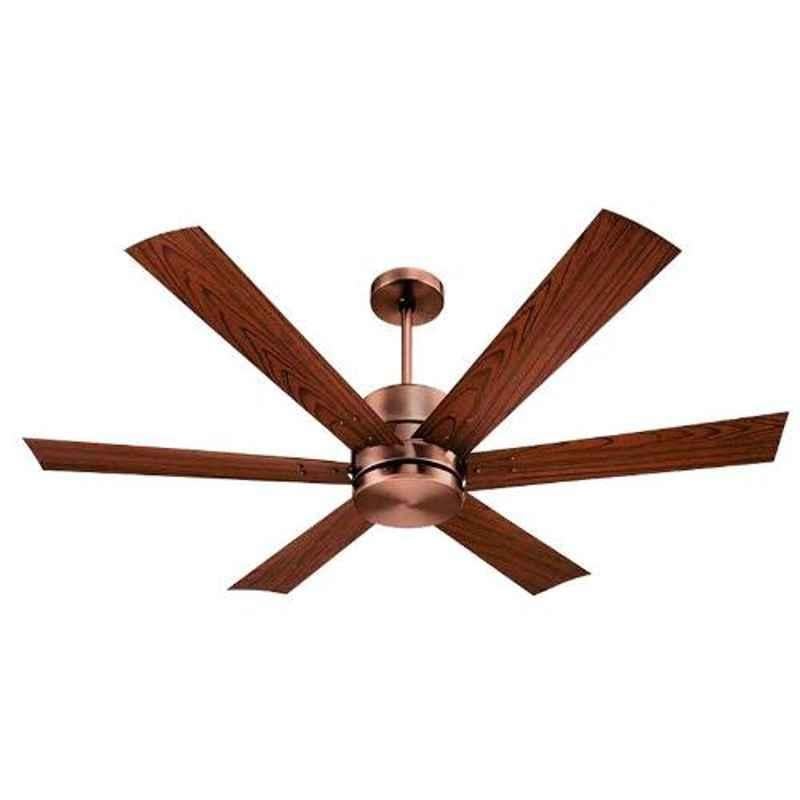 Marc Emperor 80W Copper Rosewood Ceiling Fan, Sweep: 1200 mm