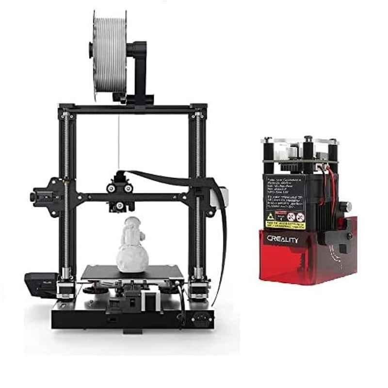 Creality Ender 3 S1 3D Printer with Laser Engraving Kit, Build Volume: 53x72x102 mm