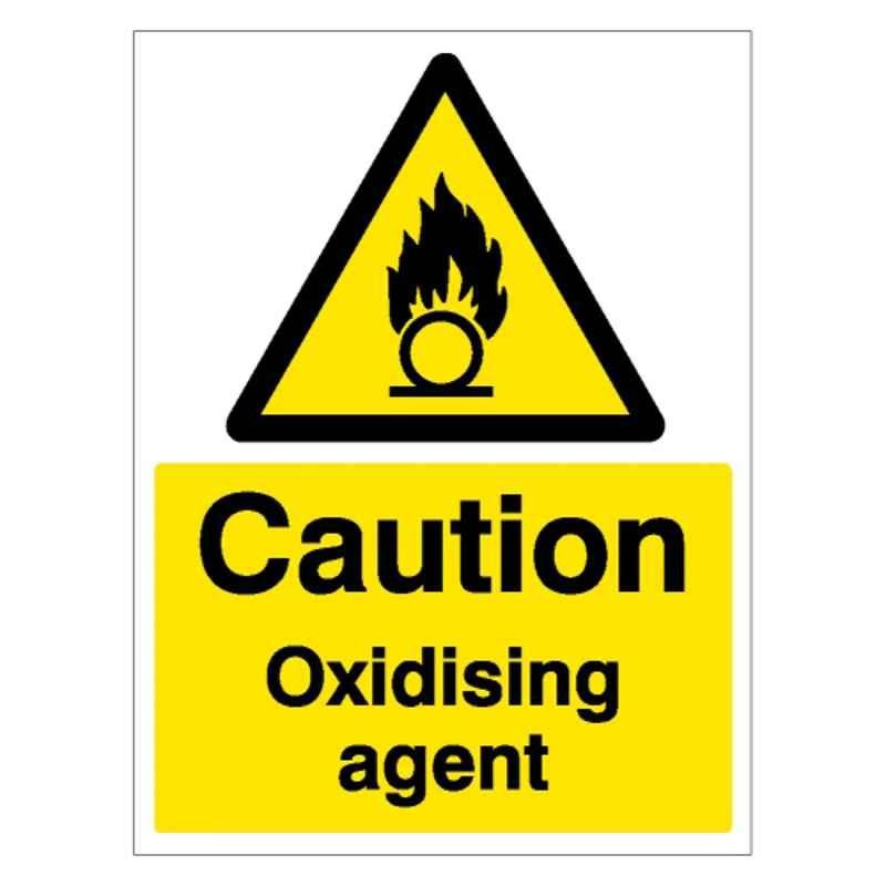 SUNSIGNS 400x600mm Vinyl Caution Oxidising Agent Signage, SN0060VNLOTHPIXAP