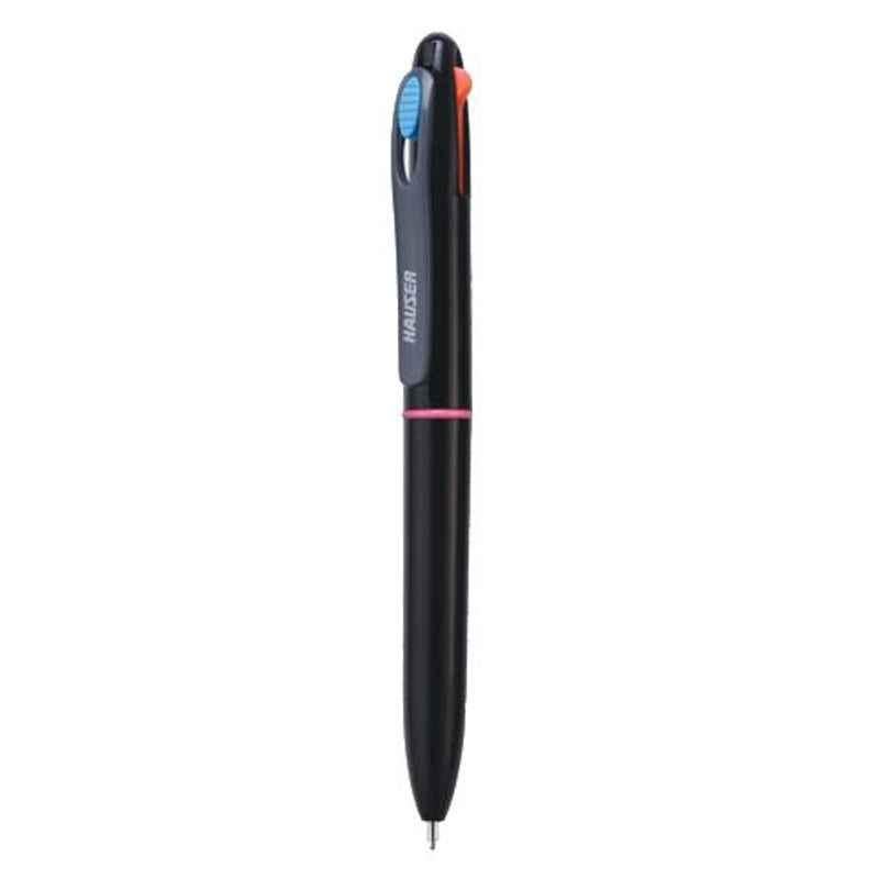 Hauser 4-in-1 Trendz Assorted Ball Pens, H6055 (Pack of 50)