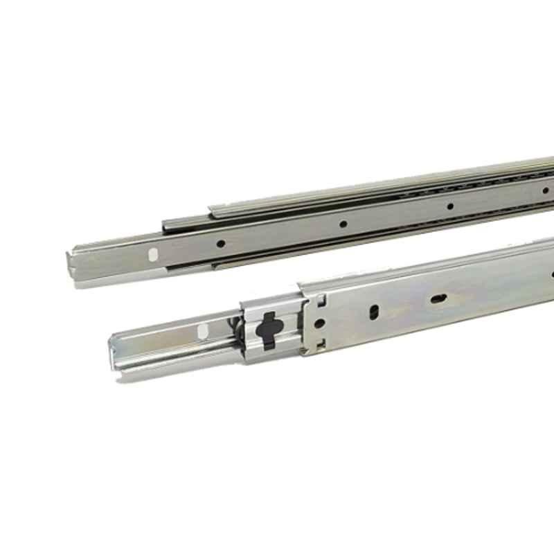 Ebco 500mm Stainless Steel Sleek Telescopic Drawer Slides, STDS50-L-30 (Pack of 2)