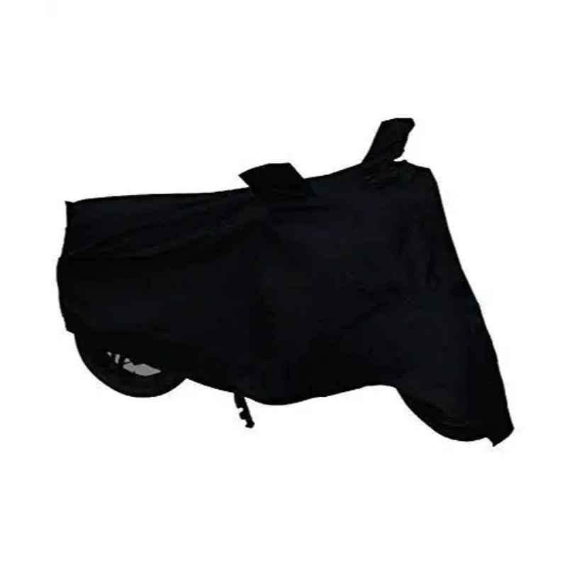 AutoPsys Polyester Black Waterproof Bike Body Cover with Carry Bag for Bajaj Avenger
