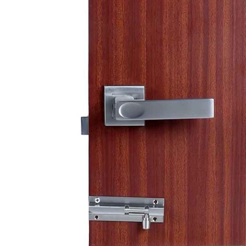 Homexpert Fasino Stainless Steel Silver Heavy Duty Mortise Door Lock Set with Bolt