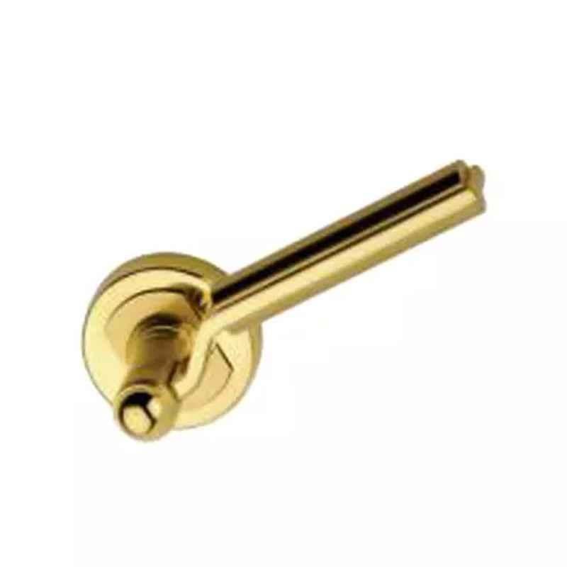 Bonus Premier 65mm Brass Silver Gold Finish Round Rose Mortice Lock Set, Door Thickness: 19-43 mm