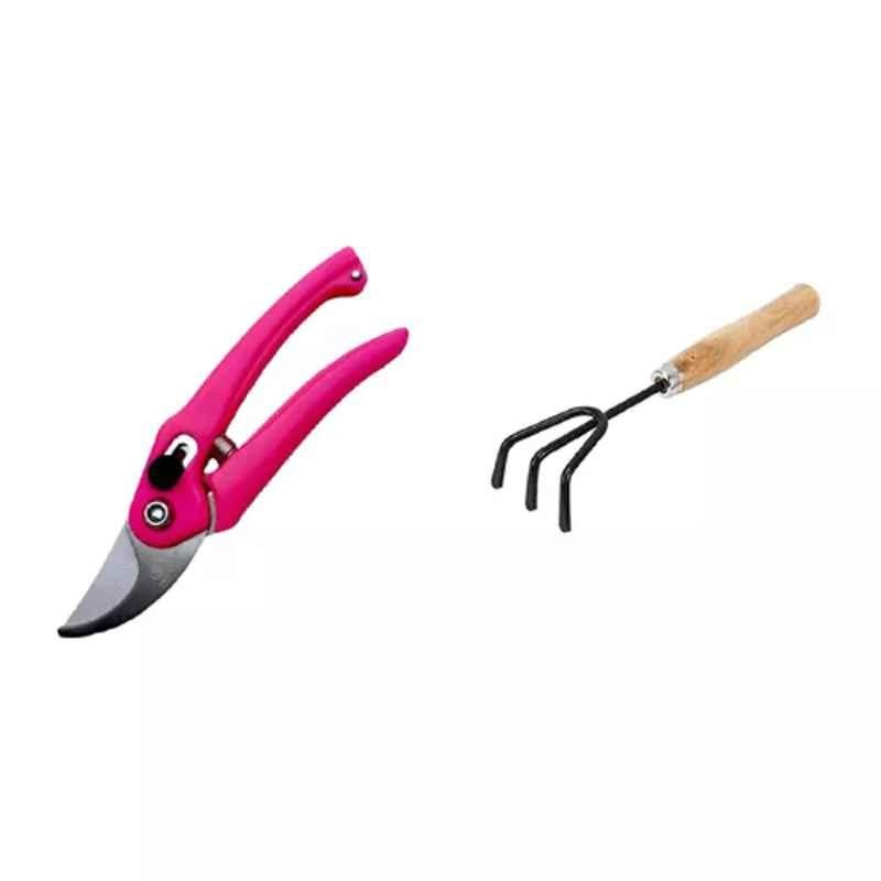 Sky Blue 0.98 inch Iron Bypass Pruner, SK_BL_PRUNER0044 (Pack of 2)