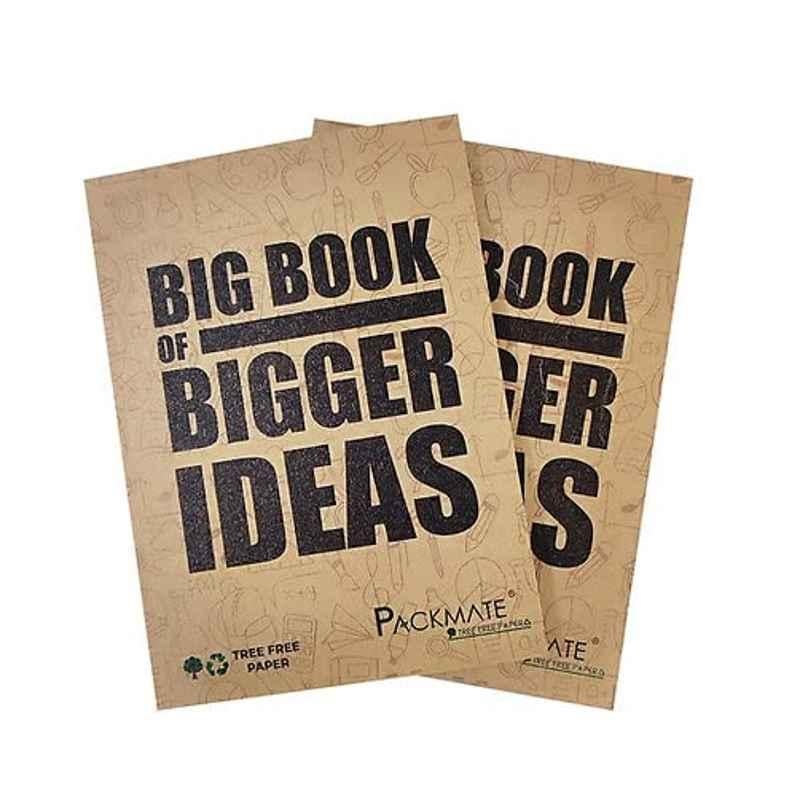 PackMate A4 172 Pages Natural Shade Big Book of Bigger Ideas Exercise Book (Pack of 3)