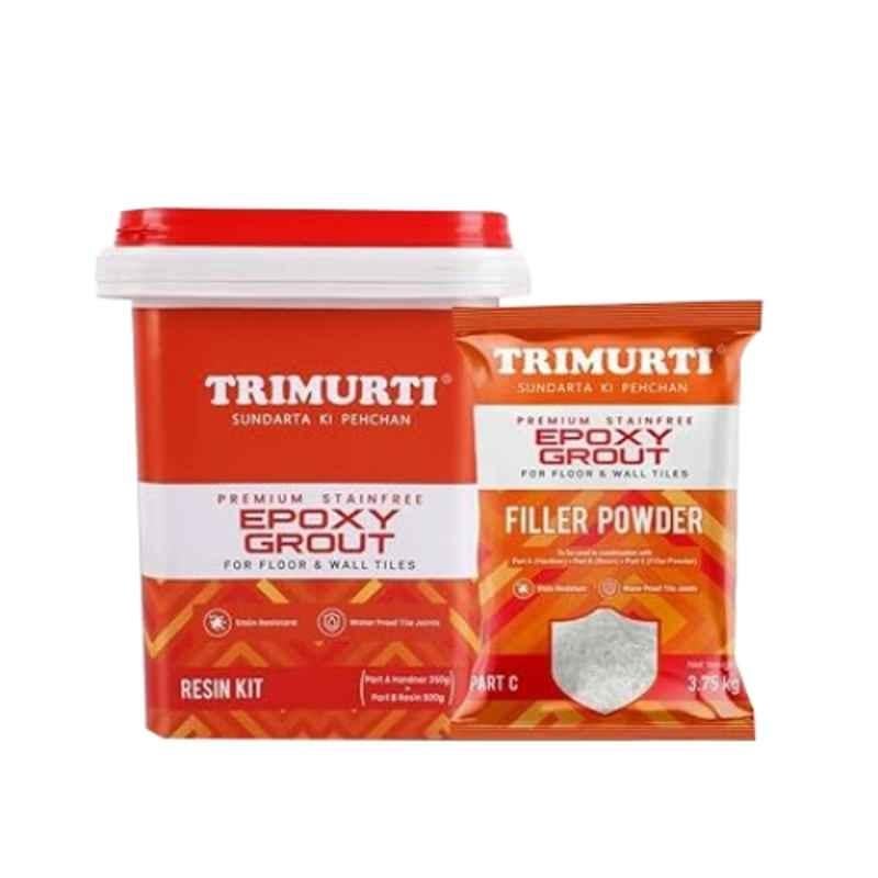 Trimurti Premium 5kg Gothic Grey 013 Epoxy Grout Filler Powder for Floor & Wall Tiles