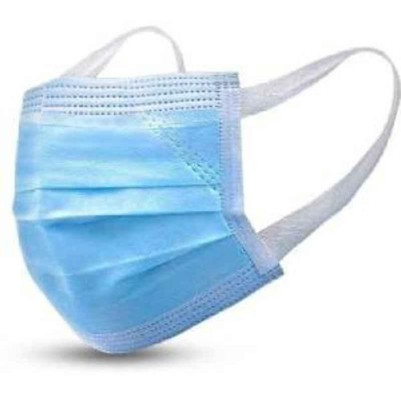 11 Enterprises 3 Ply Blue Surgical Face Mask, E106
