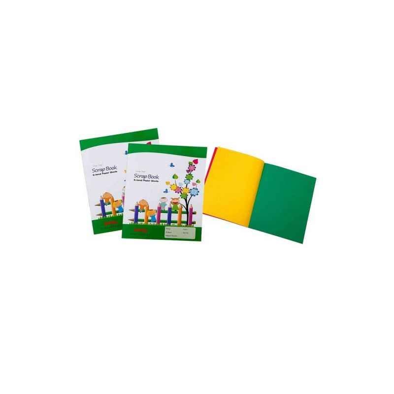 Oddy A4 Scrap Book Ruled with Color Pastel Sheets, SBPR-20 (Pack of 50)