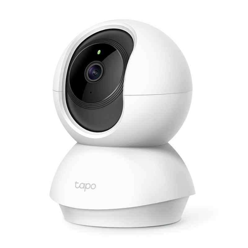TP-Link Tapo TC70 2MP 1080P Indoor PT Smart WiFi Camera, 360  View, Works with Alexa & Google Home, 2-Way Audio, Night Vision, SD Storage