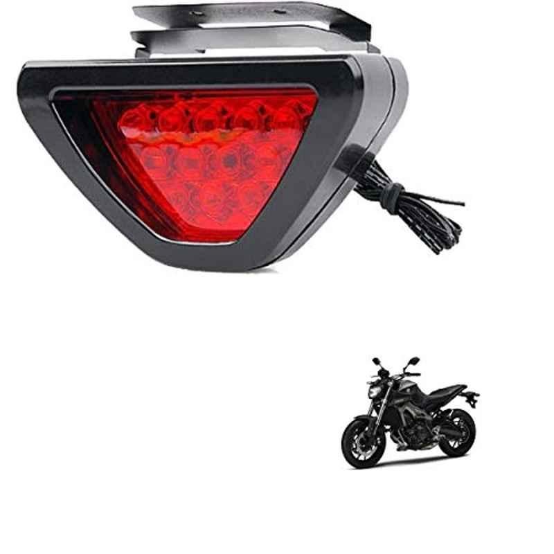 Kozdiko 12 LED Triangle Shape Bike Brake Light with Flash Mode for Yamaha MT 09, koz_94779