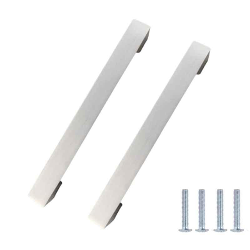 Atom PHS05 12 inch Silver Satin Finish Stainless Steel Pull Handle (Pack of 2)