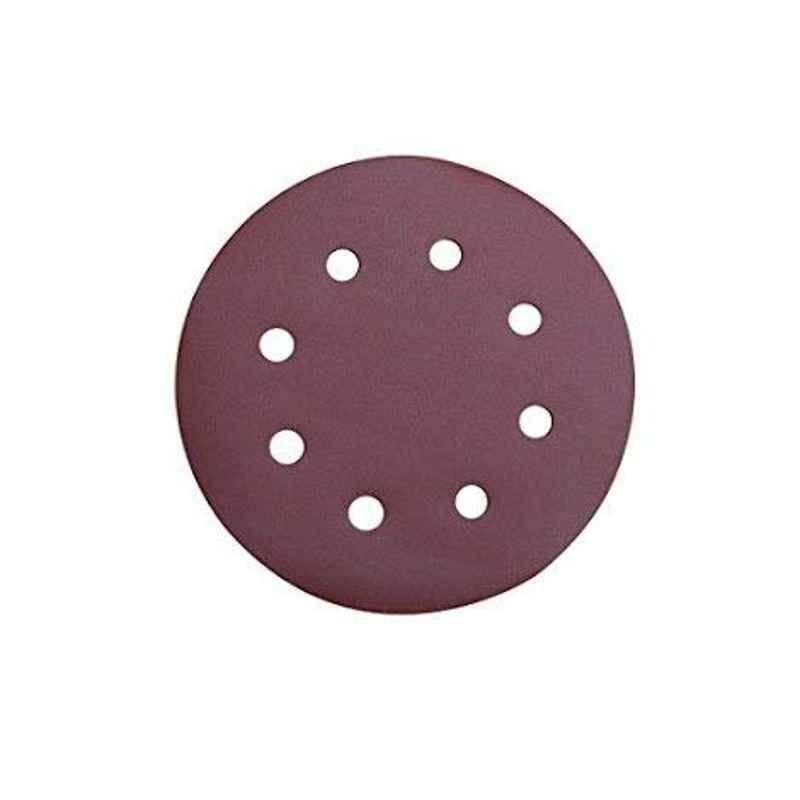 Krost 7 inch(175mm) Dia Hook & Loop Sanding Paper/Disc For Wall Sander/Polishing Applications (7 inch 320Grit 8Hole Pack Of 10Nos)