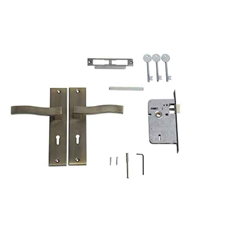 Voltizi Viva 8 inch â€ŽStainless Steel Antique Brass Finish Heavy Duty Mortise Door Lock