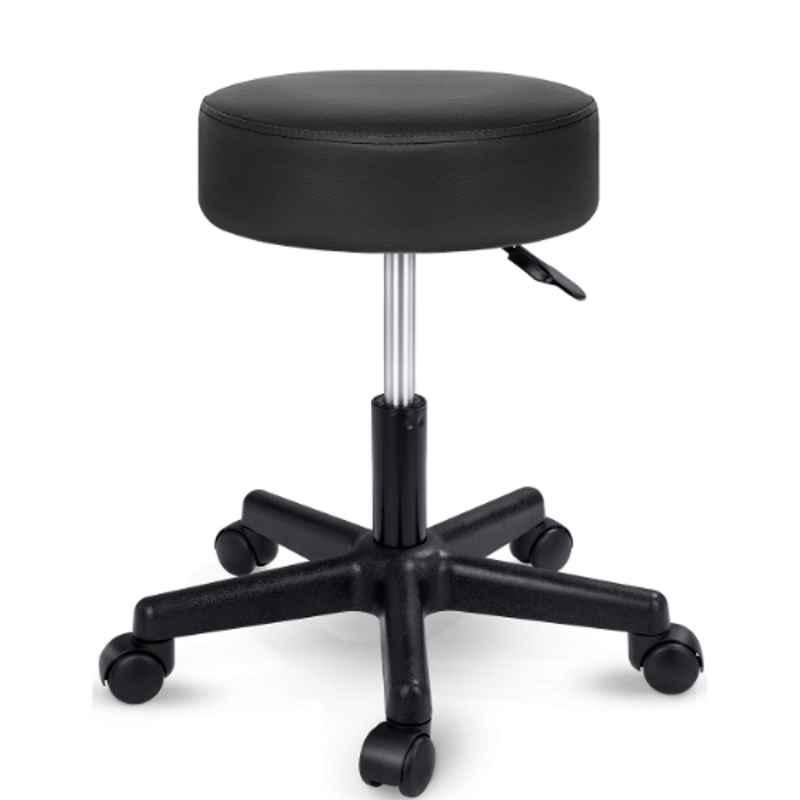 Mohan Furniture Patient Revolving Stool with MS Frame & Cushioned Top, MSHFM-1047