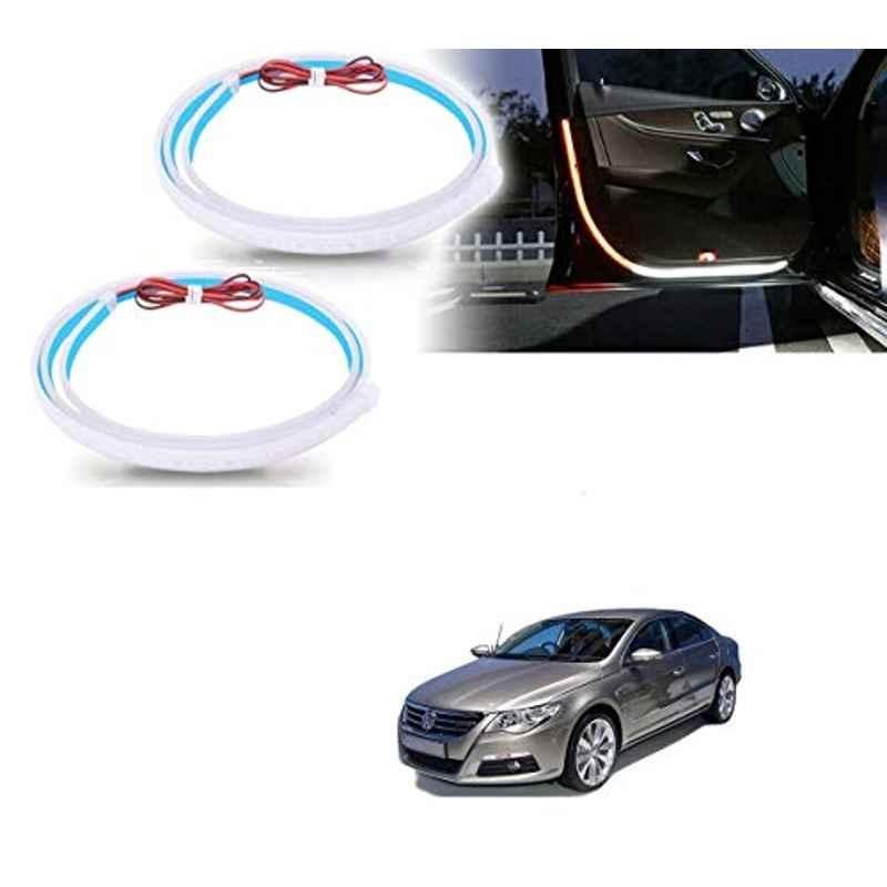 Kozdiko 2 Pcs 120cm Car Door Opening Warning LED Strips Safety Light Set for Volkswagen Passat