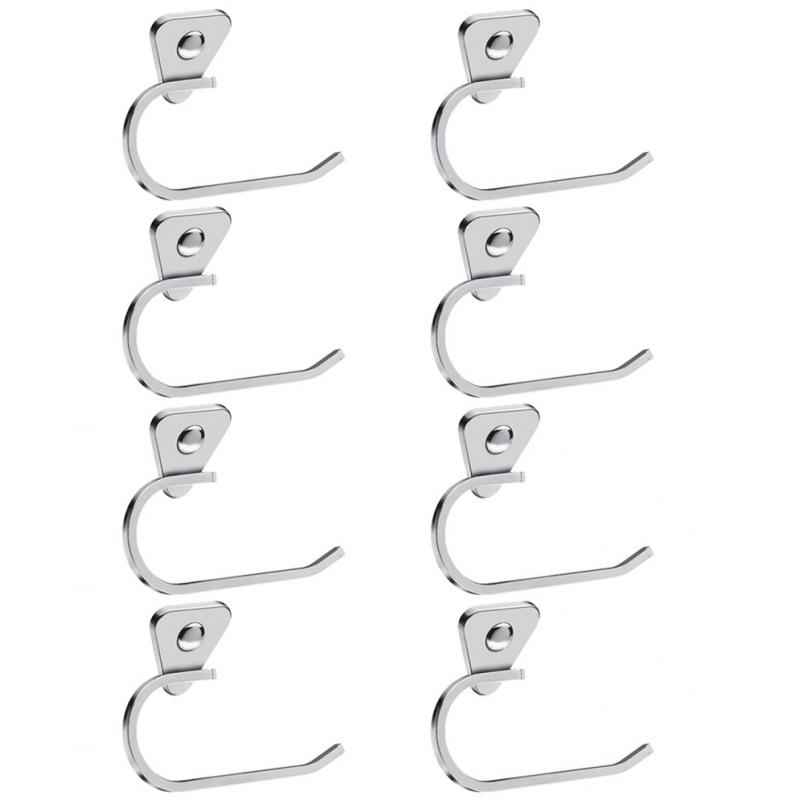 Abyss ABDY-0805 Glossy Finish Stainless Steel Towel Holder/Napkin Ring (Pack of 8)