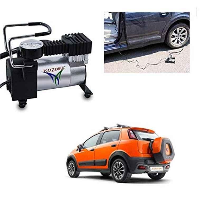 Kozdiko 12V DC Heavy Duty Metal Tyre Inflator for Fiat Avventura, Tyre_Inflator_D180