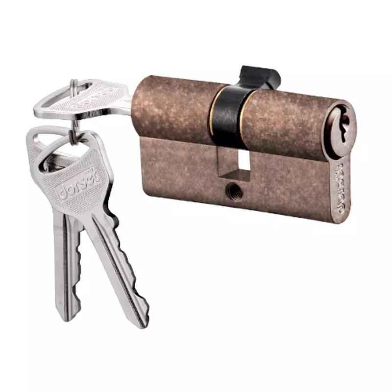 Dorset CL 214 FM 90mm Alloy Steel Fume Finish Euro Profile Pin Cylinder Lock (Pack of 3)