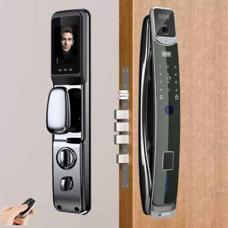 Golens X97 Alloy Steel Smart Digital Door Lock with 3D Face ID & RF Remote