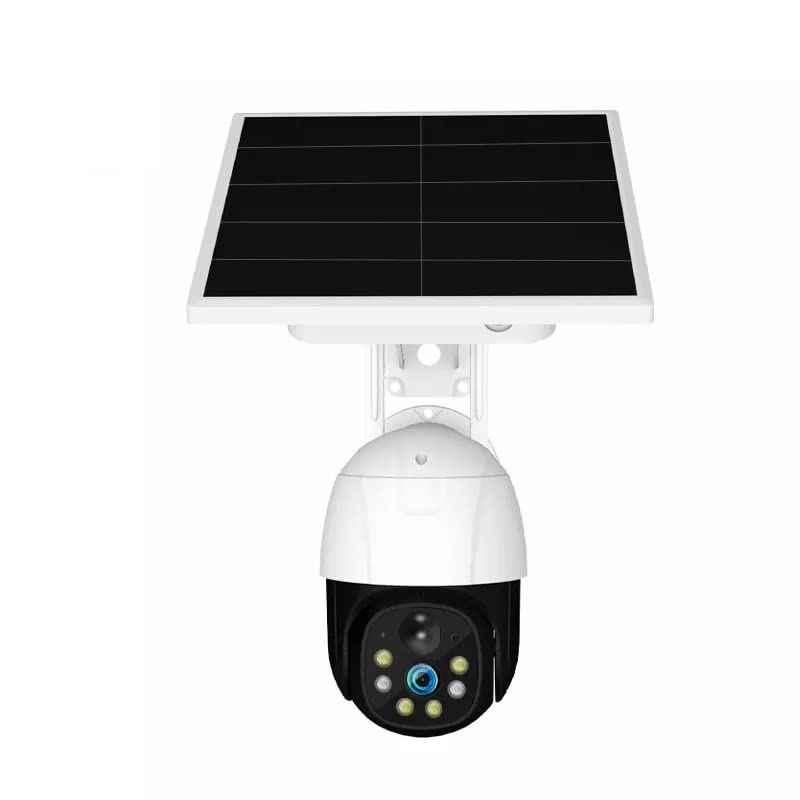 AUSHA 2MP 1080p IP CCTV Solar Powered Security Wireless Camera with 4G Sim Support, Night Vision & Two Way Audio