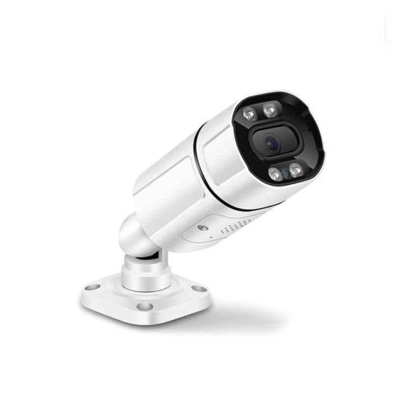 Maizic Smarthome 3MP 1080p 4G Full HD White Bullet Camera with Colored Night Vision & Motion Detection