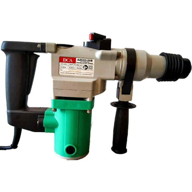 DCA AZC03-26B 750W 26mm Industrial Rotary Hammer Cum Breaker with Kit Box
