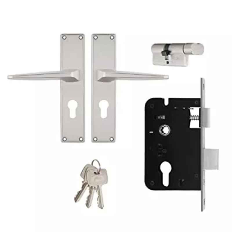 Godrej NEH 200mm Steel Satin Steel Finish Door Handle, 6763