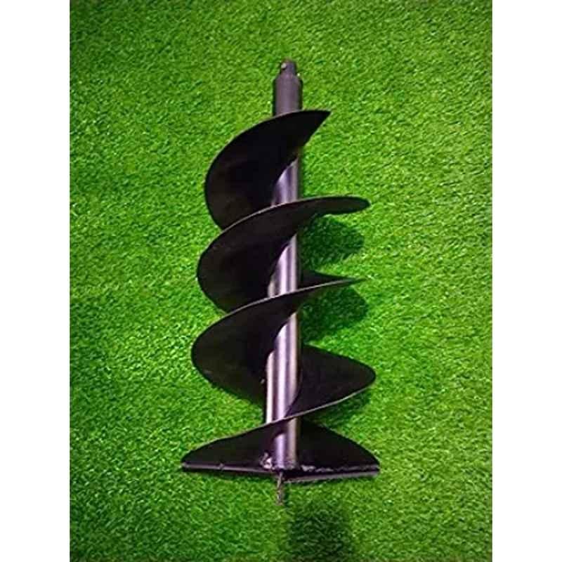 Mecstroke 12 inch Heavy Duty Double Spiral Earth Auger Bit, SM376NR
