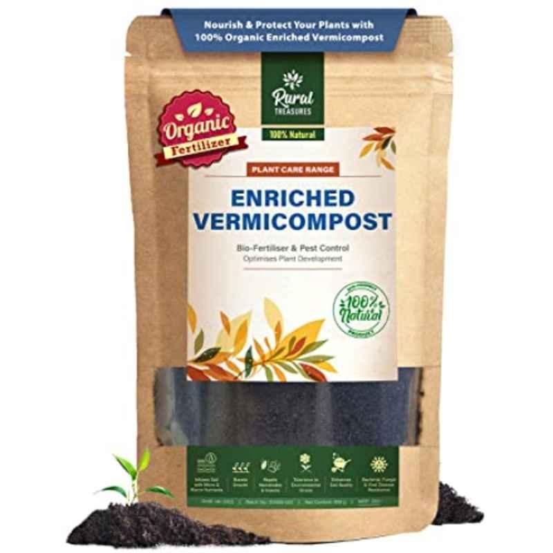Rural Treasures 800g Brown Vermicompost Organic Fertilizer