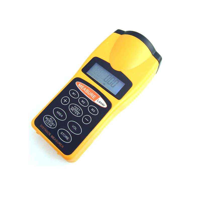 Yuzuki Ultrasonic Distance Measurer Laser Point ( 60 Feets/18 meters)