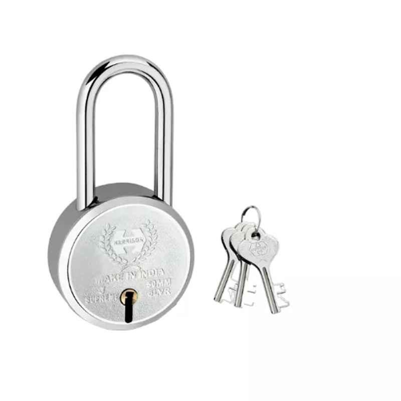 Harrison J-Supreme 65mm Mild Steel BCP Finish 3 Keys Long Shackle Padlock, 0663
