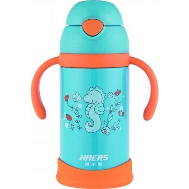 Haers 330ml Stainless Steel Blue Kids Bottle, HX-330-9-BLU (Pack of 3)