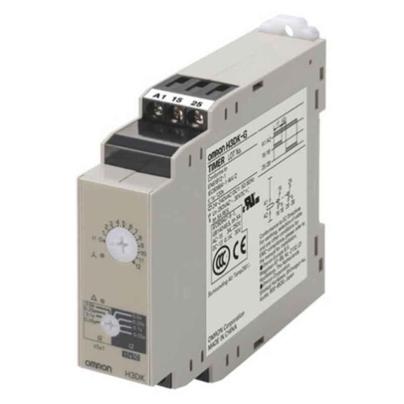 Omron 1-120s 24-240 VAC/VDC Star-delta Timer, H3DKZ-G AC/DC24-240