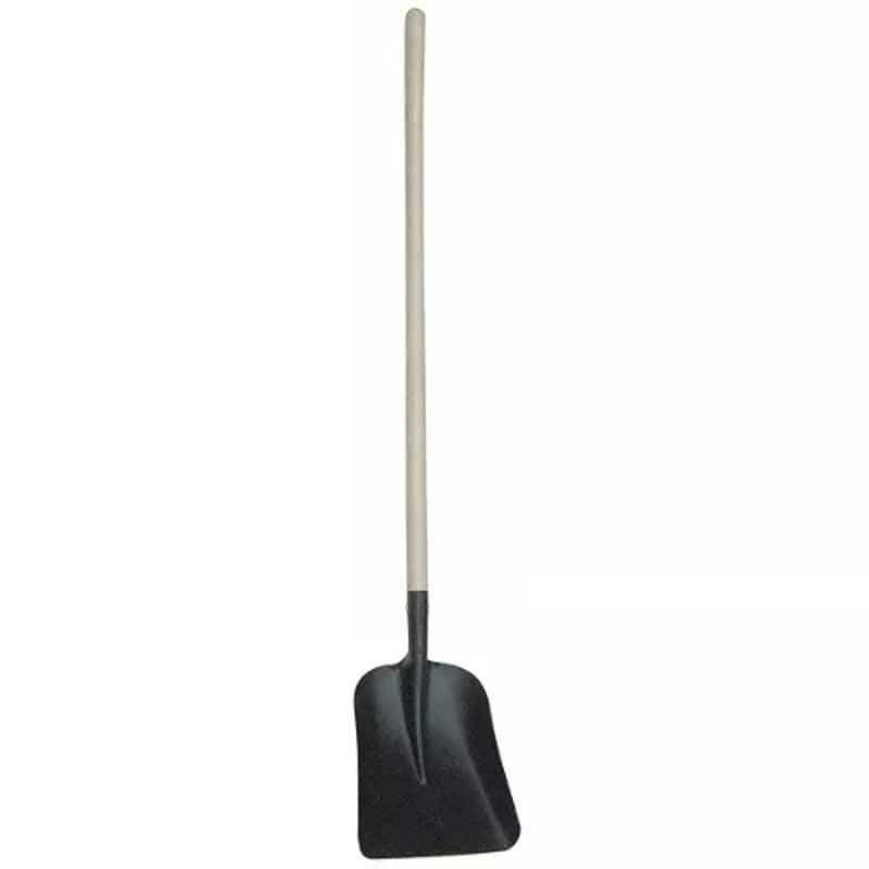 Westward 48 inch 16 Gauge Square Point Shovel with Handle, 4LVT1