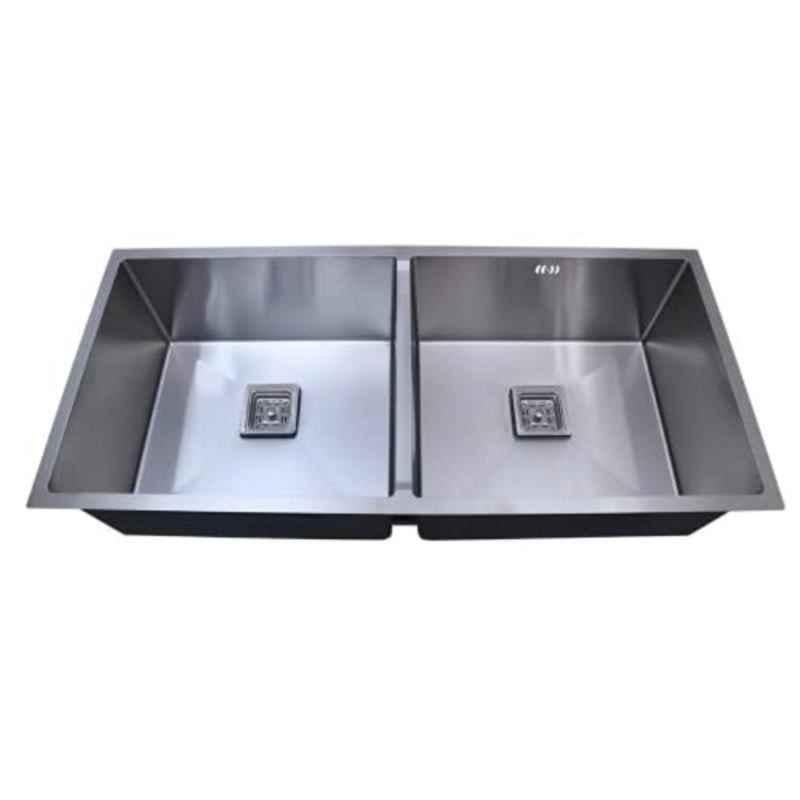 IRIS 45x20cm Stainless Steel Double Bowl Kitchen Sink