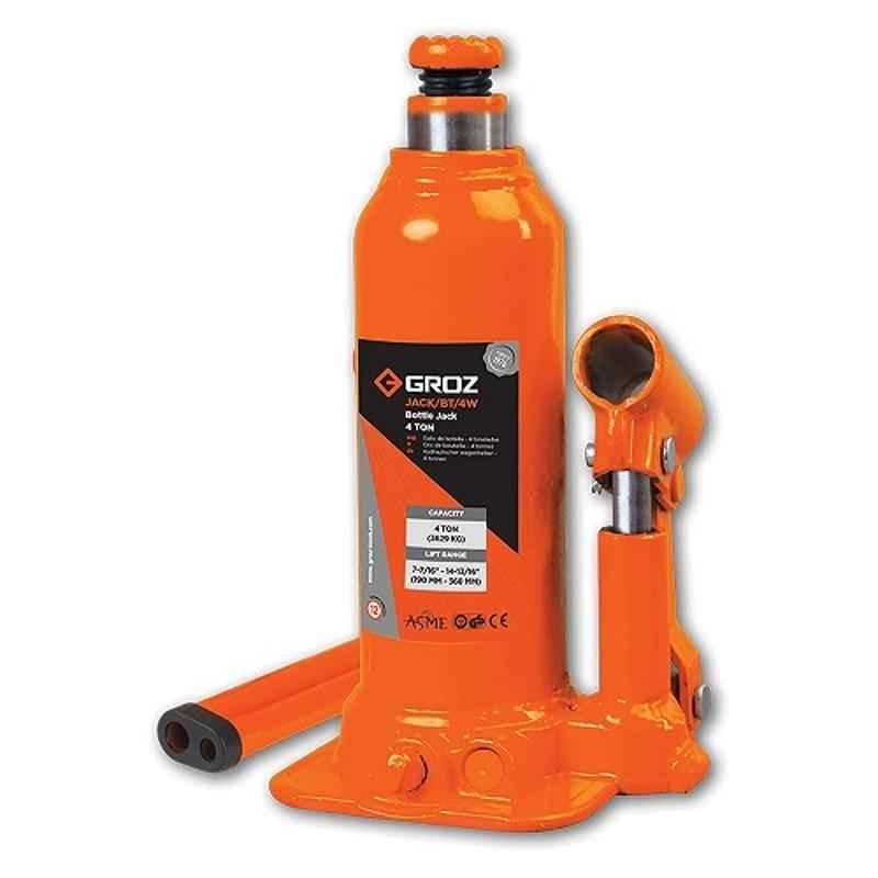 Groz JACK/BT/4W 4 Ton Hydraulic Bottle Jack