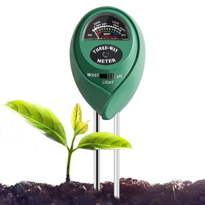 Ionix 3 Way Soil Testing pH Meter with Light Sensor, Range: 3.5-8 pH