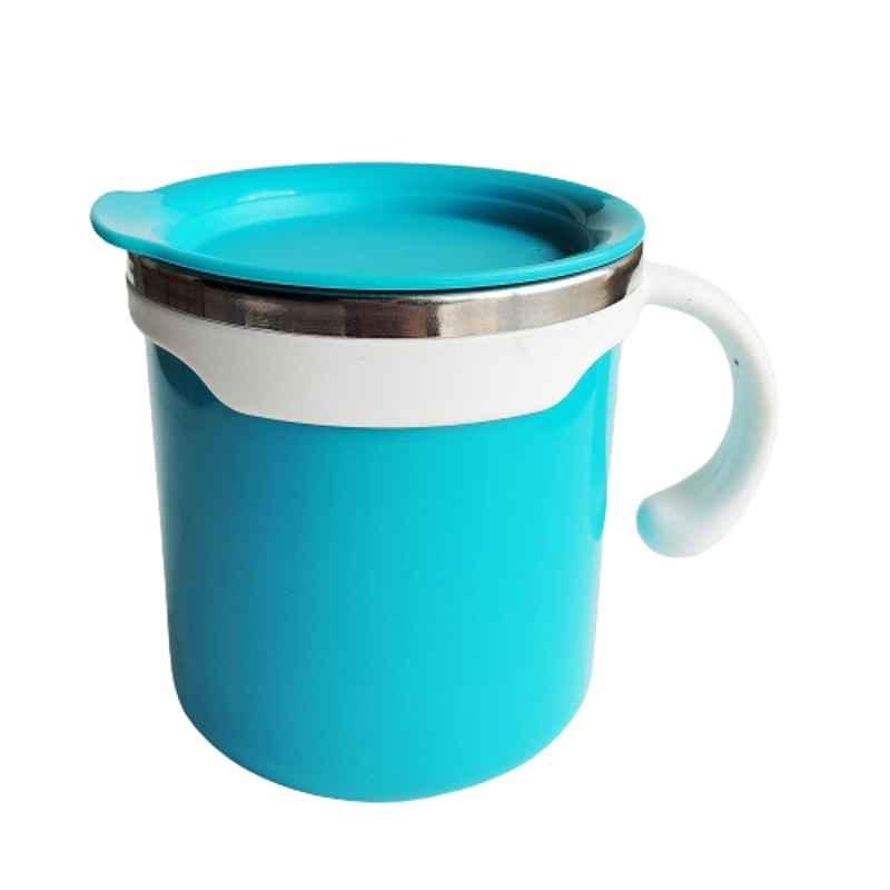 S&A Home Decor 225ml Plastic Assorted Colour Curvy Tea Mug