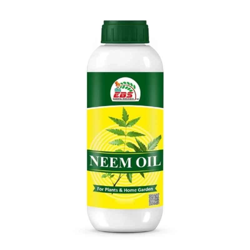 EBS 1 Litre Azadiractin 1500PPM 0.15% EC Neem Oil for Gardening & Agriculture (Pack of 5)