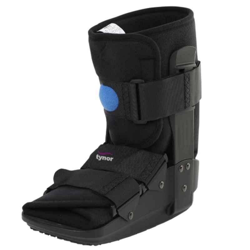 Tynor D52DCZ Steel & Nylon Black Short Air Walker Boot, Size: XL