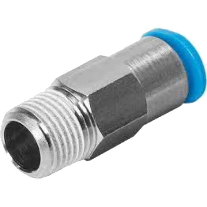 Festo QSK-1/8-6 Push In Self Sealing Fitting, 153420